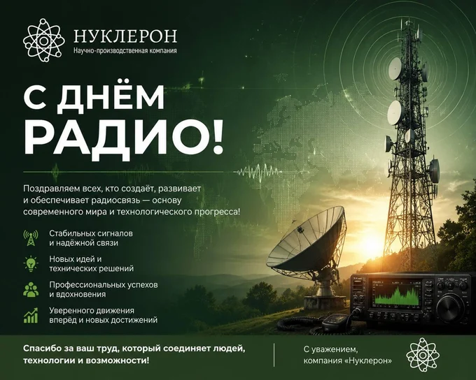 📡 Поздравляем 
  с Днем радио! 🎉